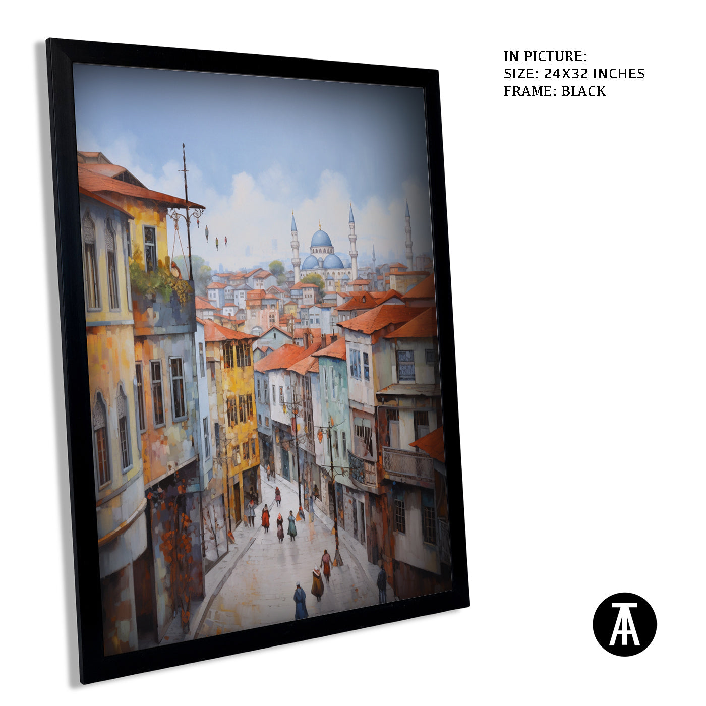 Artwork in Metal Earling Silver Frame