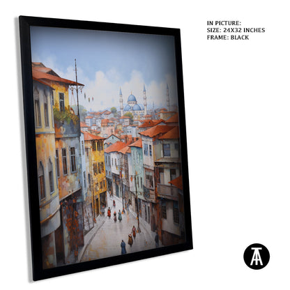 Artwork in Metal Earling Silver Frame