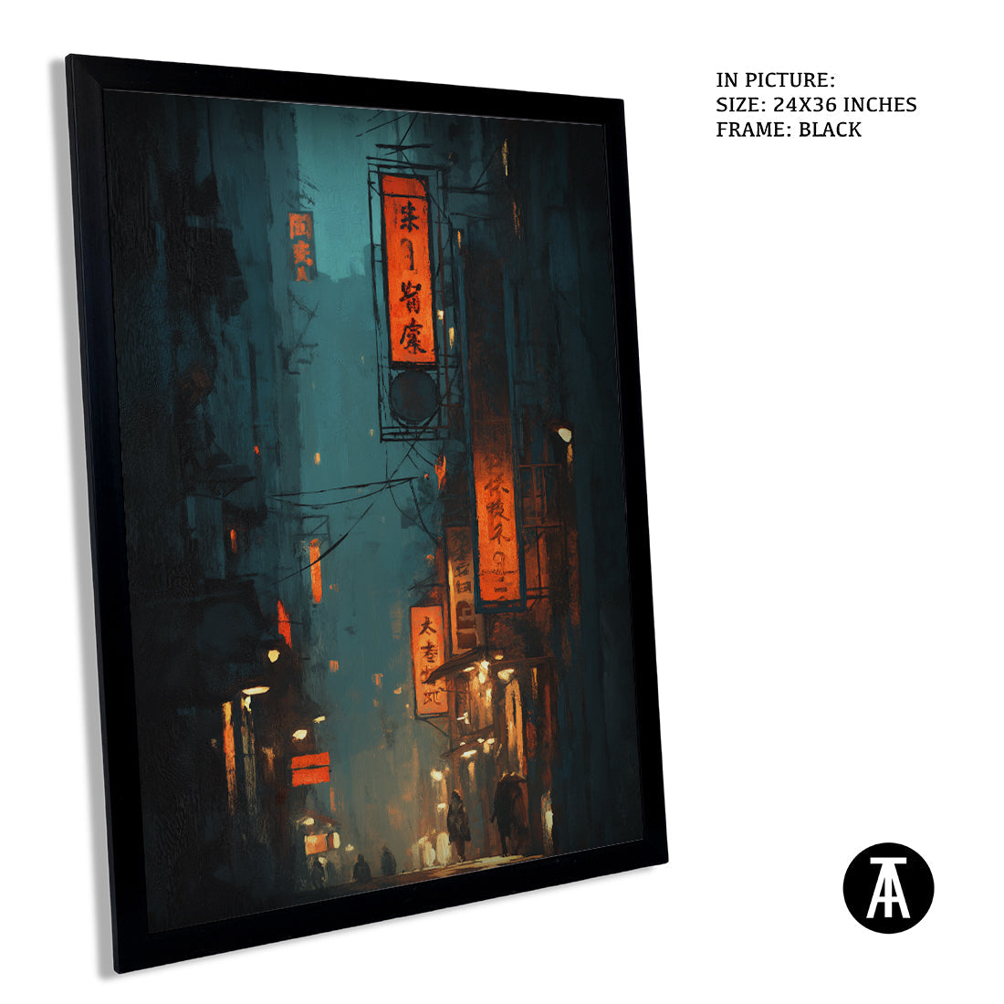Artwork in Metal Earling Silver Frame