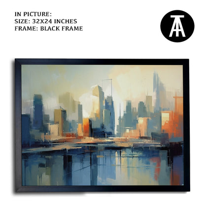 Artwork in Metal Earling Silver Frame
