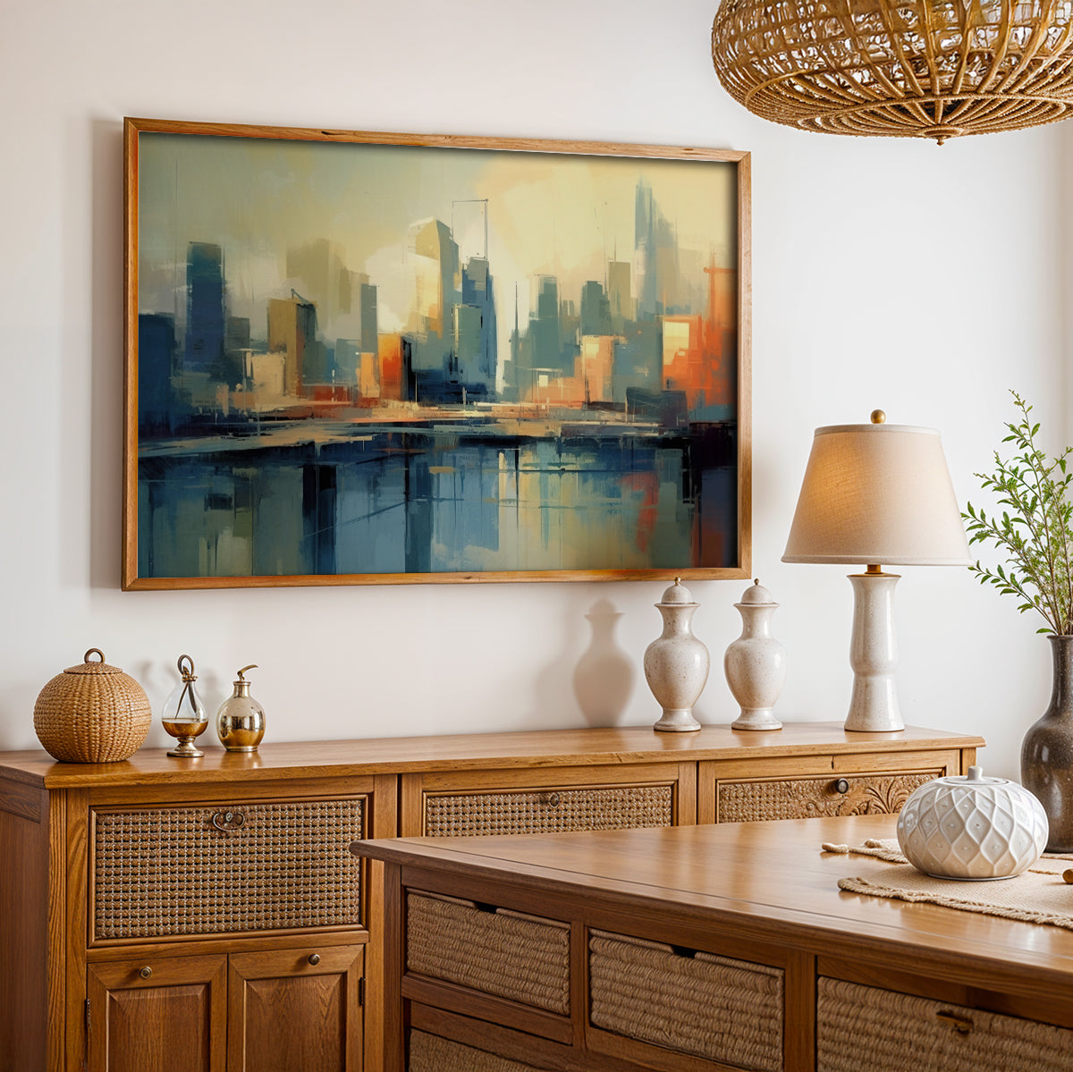 Limited Edition Painting in a Lifestyle Setting