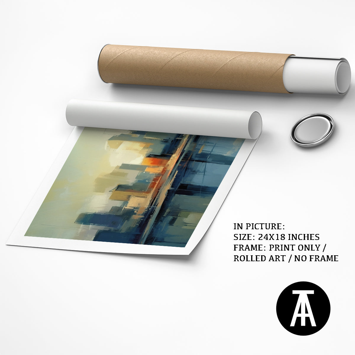 Artwork as Print Only or Rolled Art