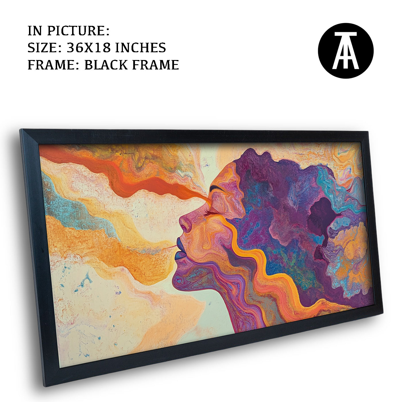 Artwork in Metal Earling Silver Frame