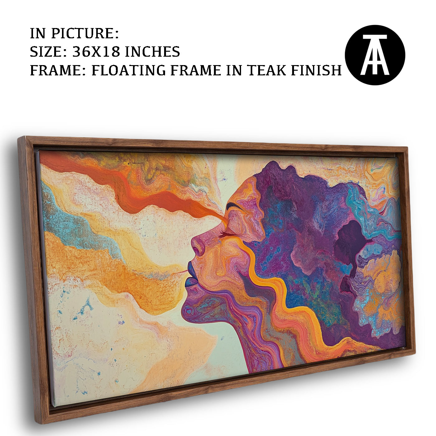 Artwork in Floating Frame