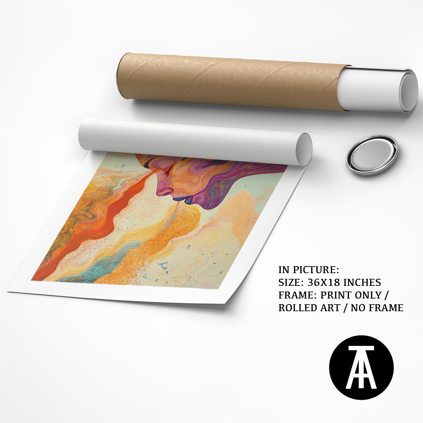 Artwork as Print Only or Rolled Art