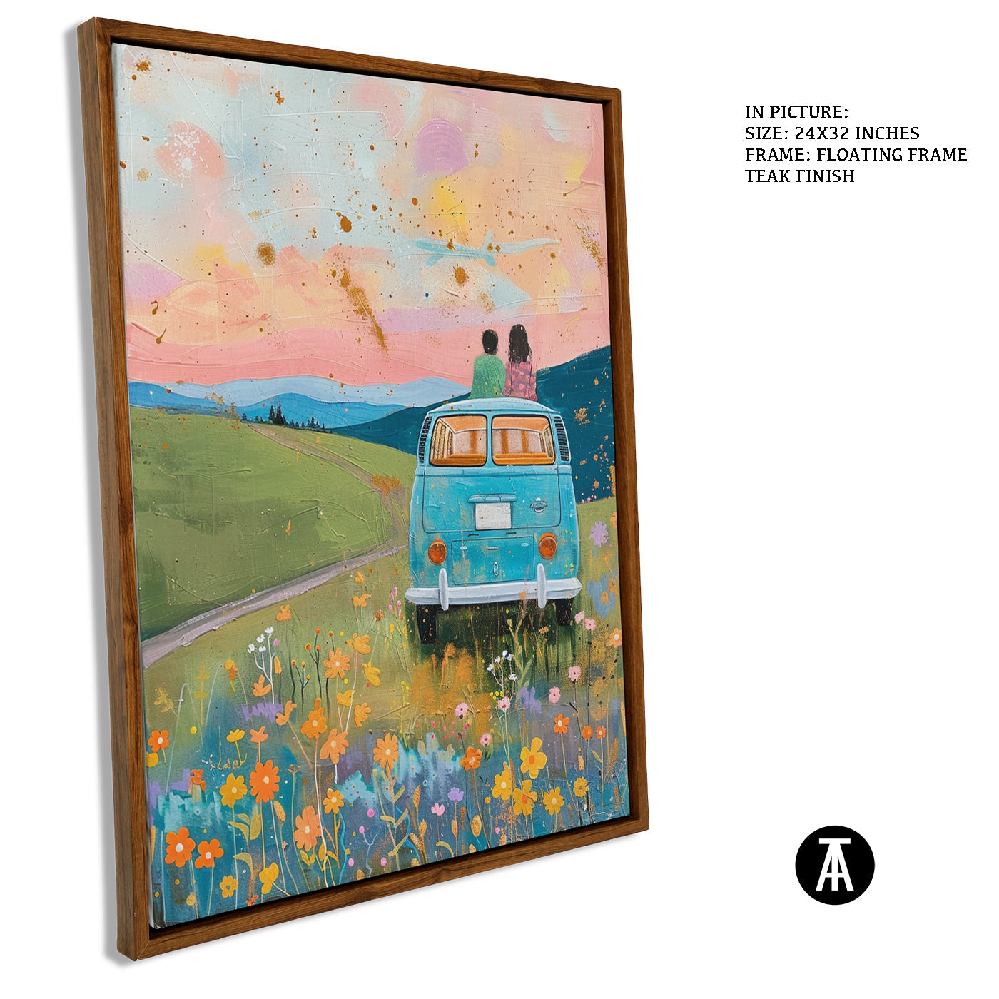 Artwork in Floating Frame