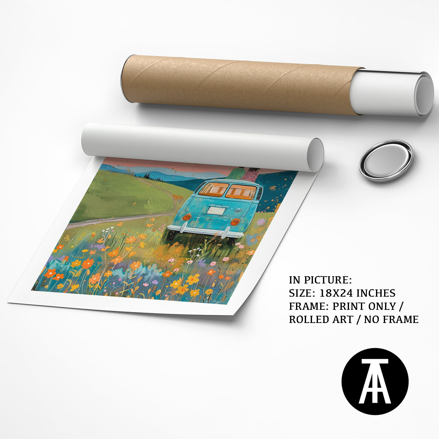 Artwork as Print Only or Rolled Art