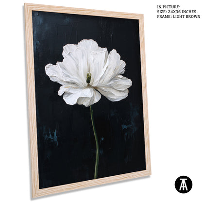 Artwork in Light Brown Frame
