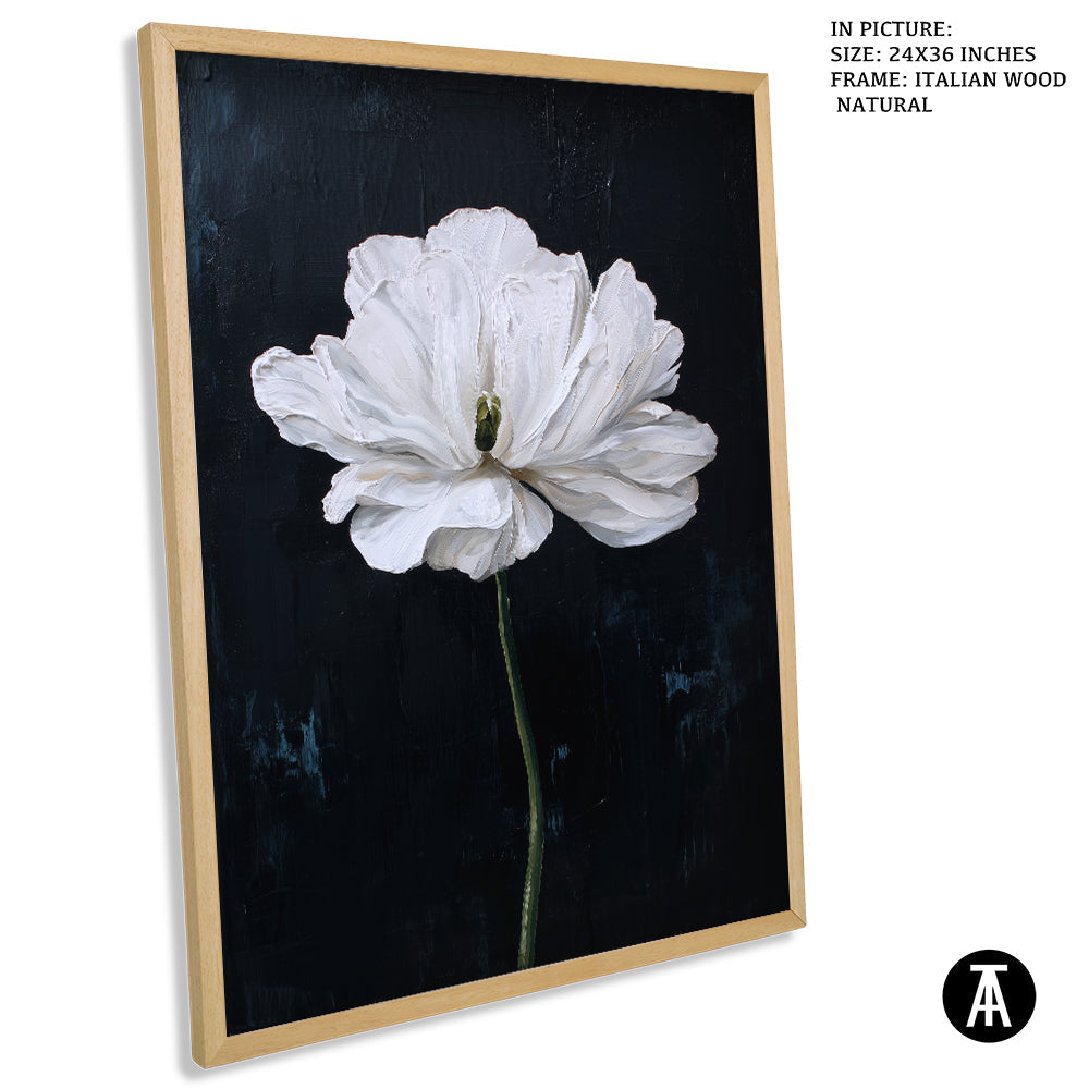 Artwork in Natural Wood Frame