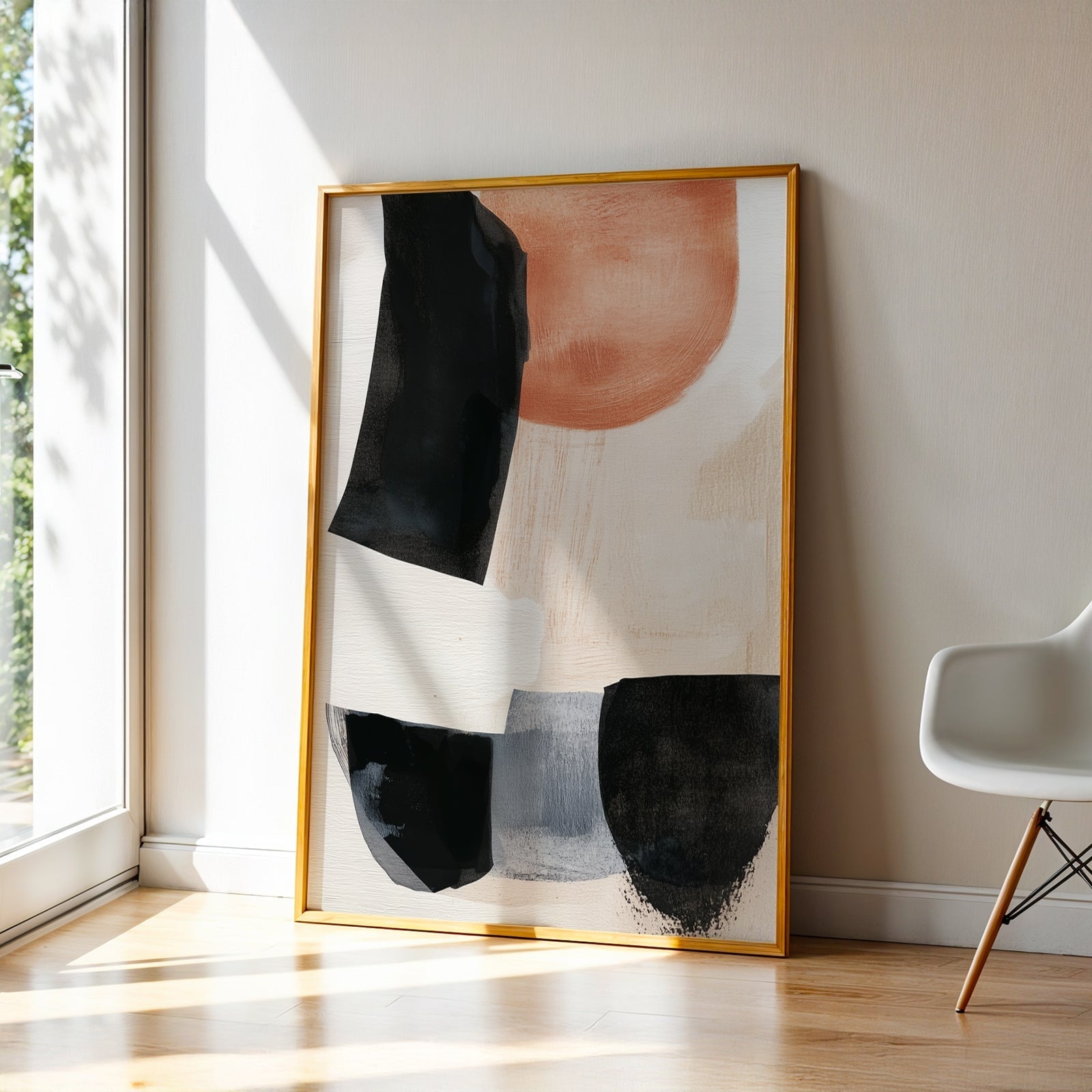 Abstract Art in a Lifestyle Setting Non Binary Horizon by NYC Abstract