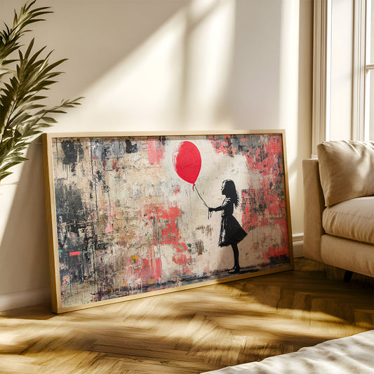 Modern Art Painting in a Lifestyle Setting