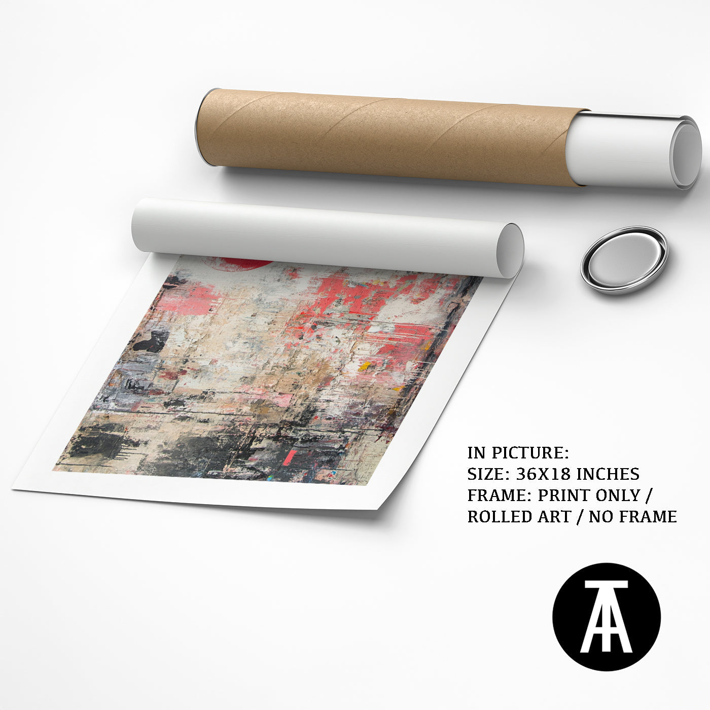 Artwork as Print Only or Rolled Art