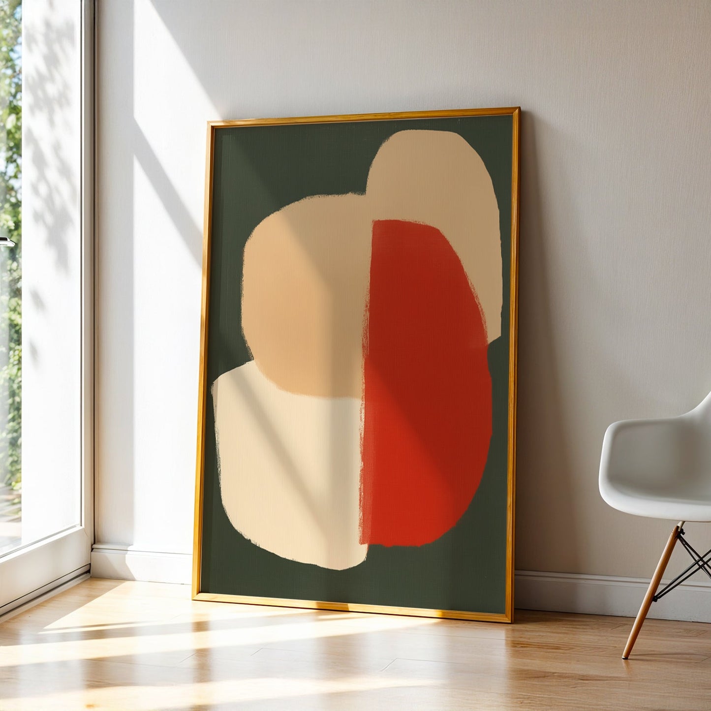 Abstract Art in a Lifestyle Setting Not So Vivid by NYC Abstract