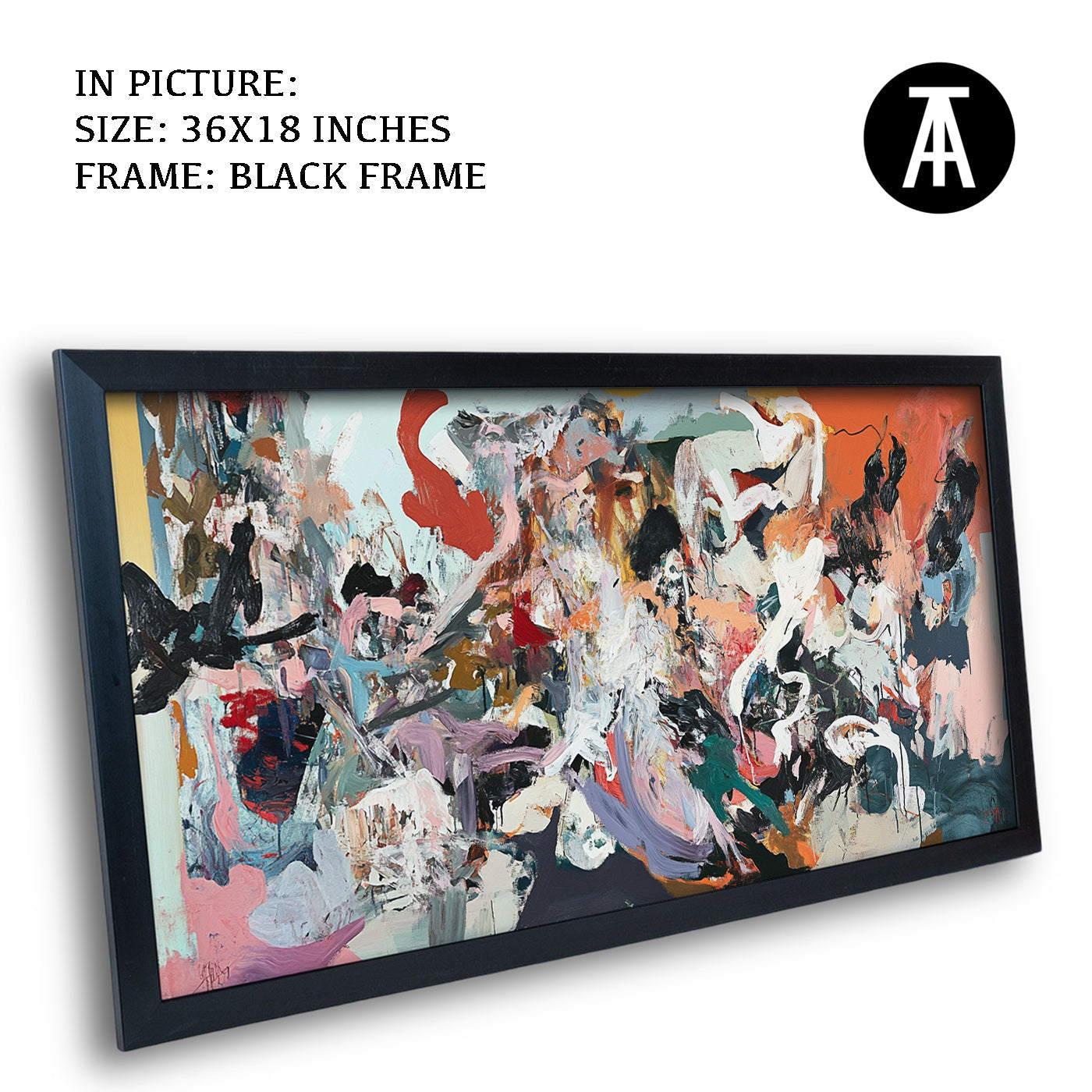 Artwork in Metal Earling Silver Frame