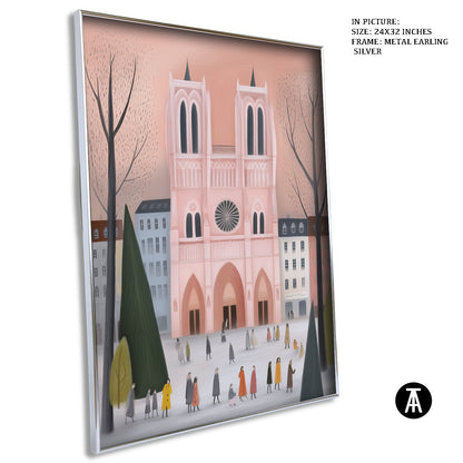 Artwork in Metal Earling Silver Frame