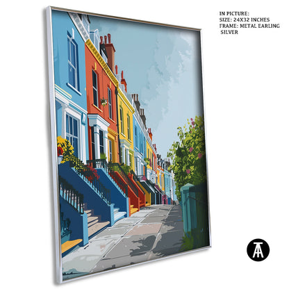 Artwork in Metal Earling Silver Frame