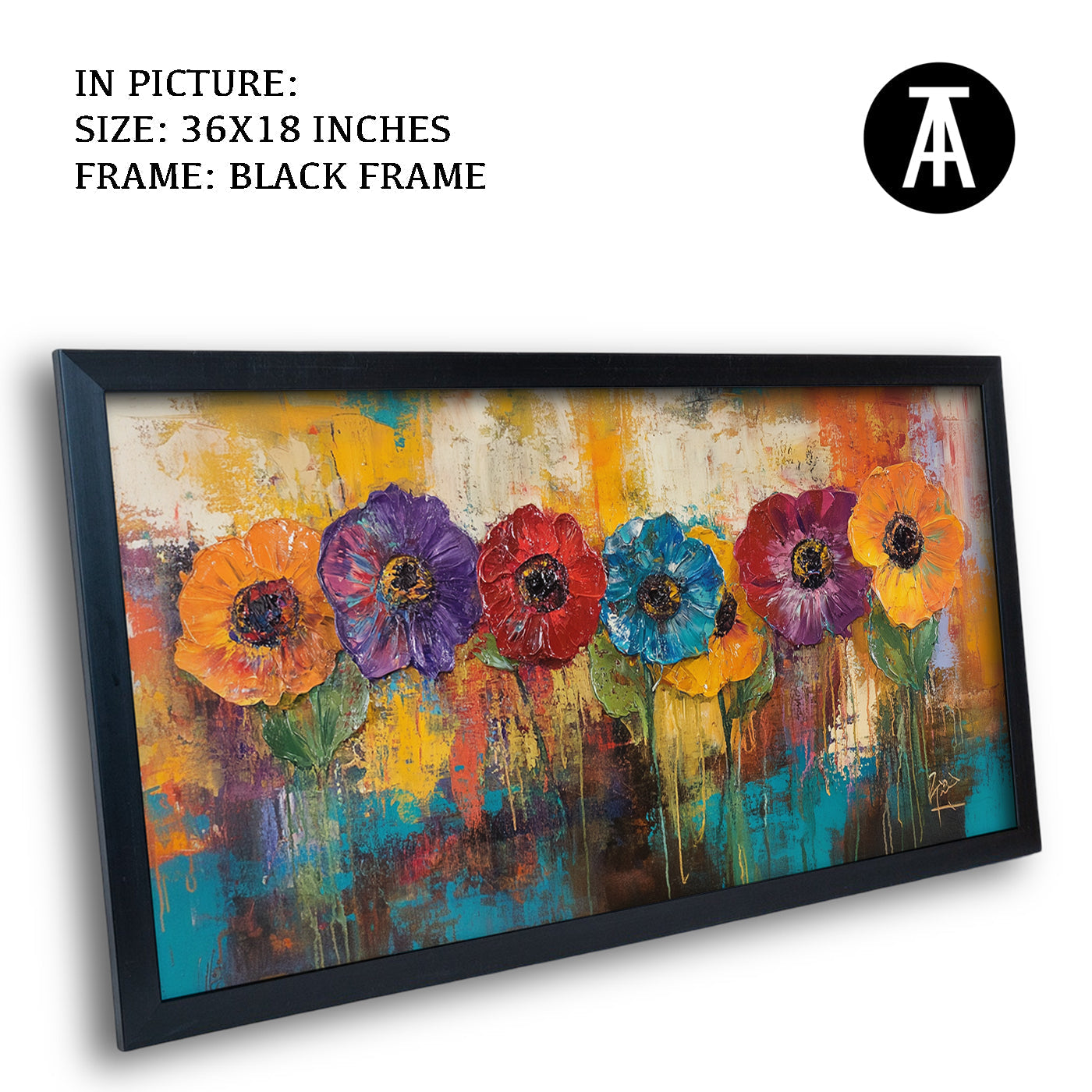 Artwork in Metal Earling Silver Frame