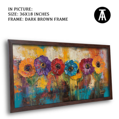 Artwork in Metal Champagne Gold Frame