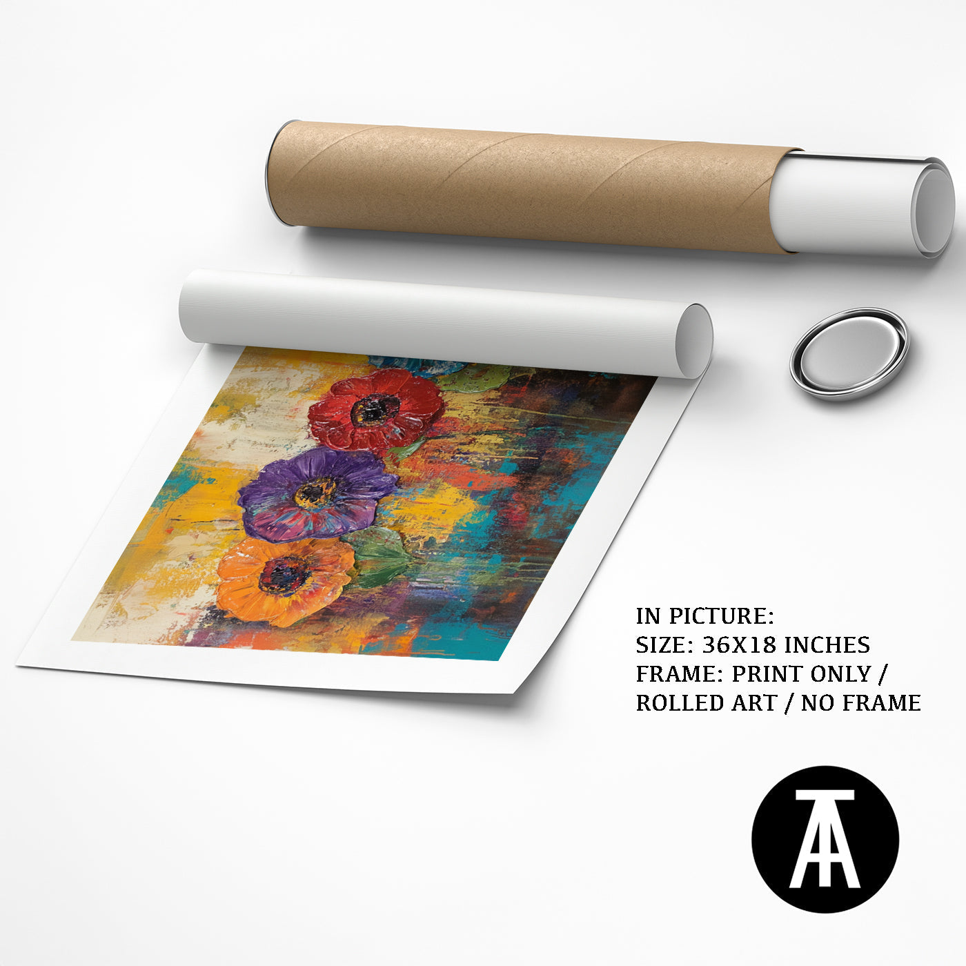Artwork as Print Only or Rolled Art