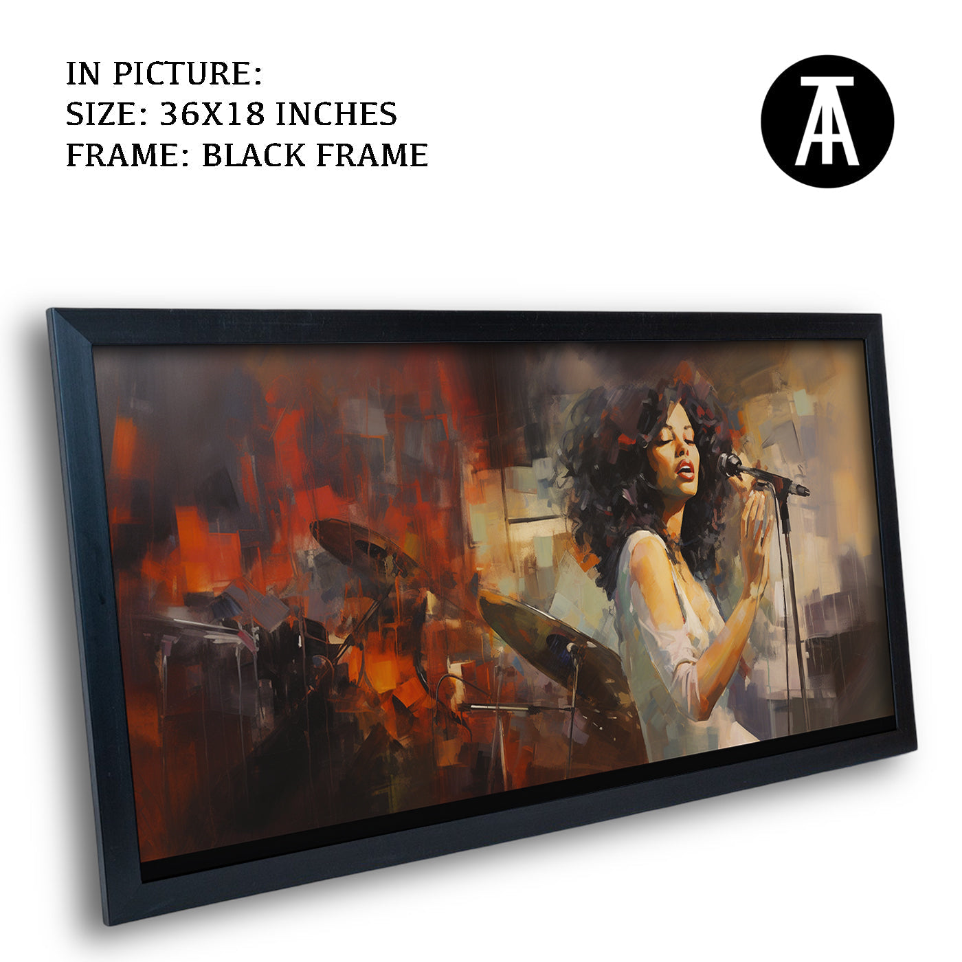 Artwork in Metal Earling Silver Frame