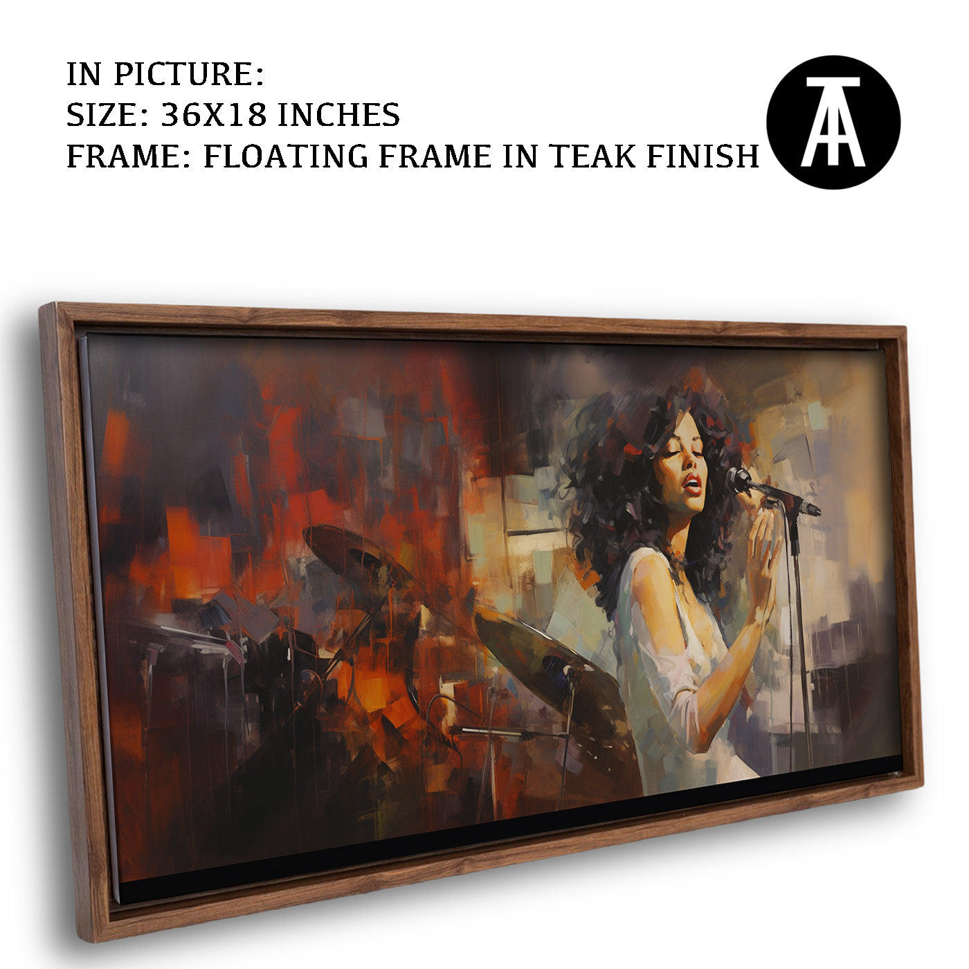 Artwork in Floating Frame