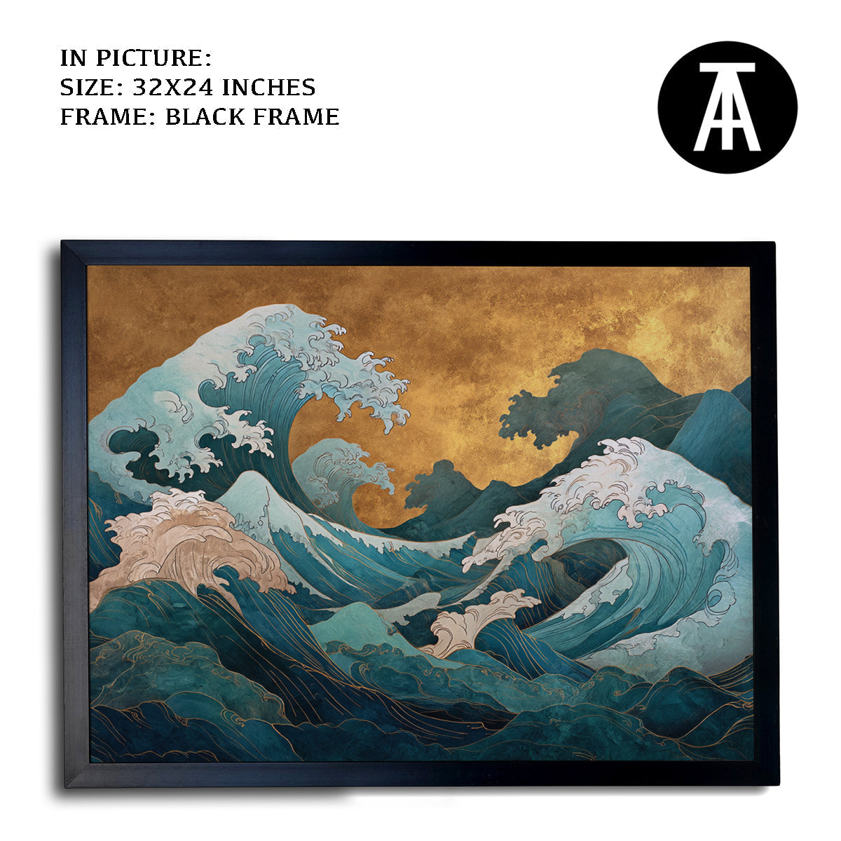 Artwork in Metal Earling Silver Frame