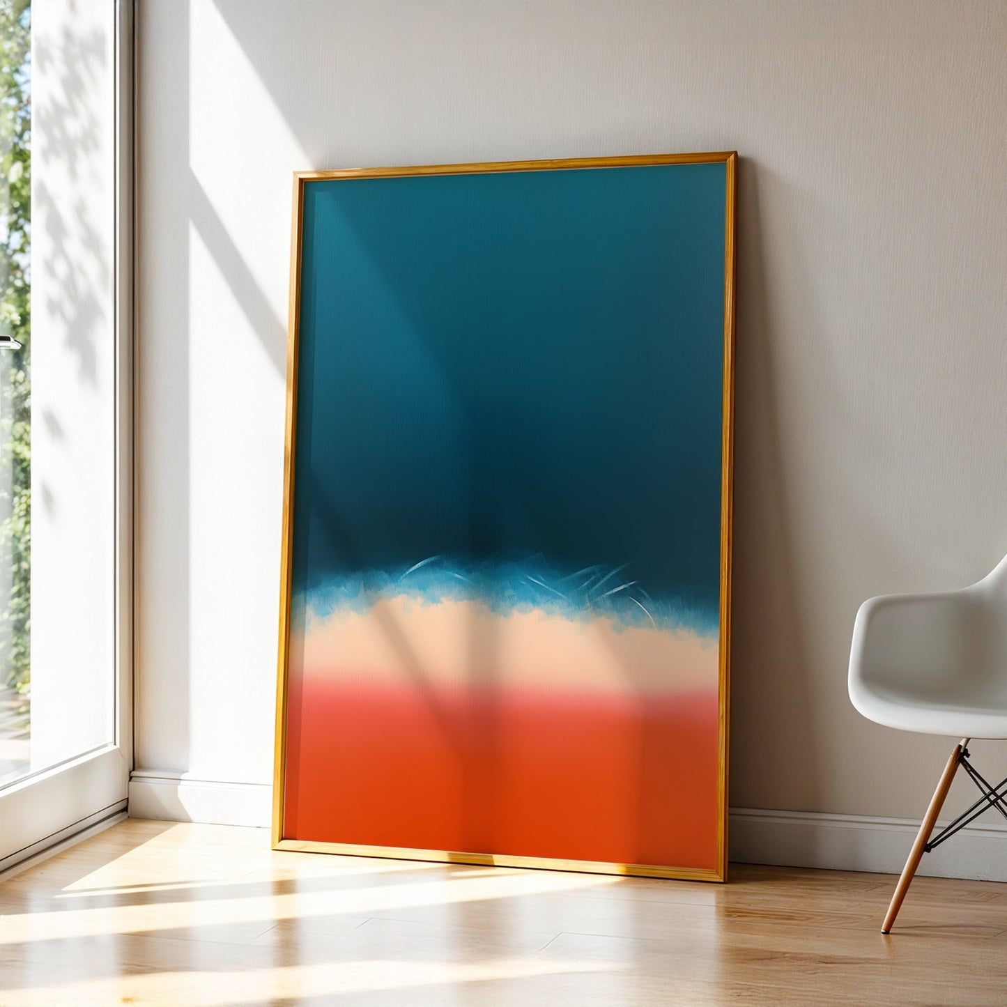 Abstract Art in a Lifestyle Setting Oceanic Depth by NYC Abstract