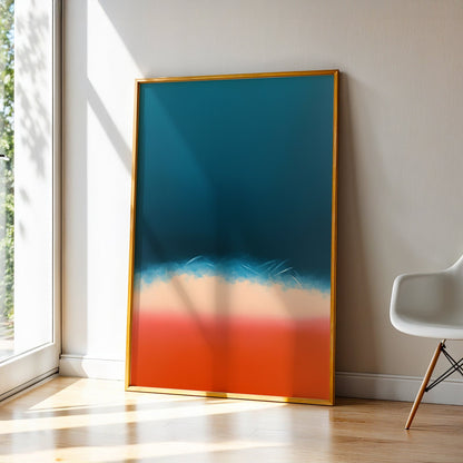 Abstract Art in a Lifestyle Setting Oceanic Depth by NYC Abstract