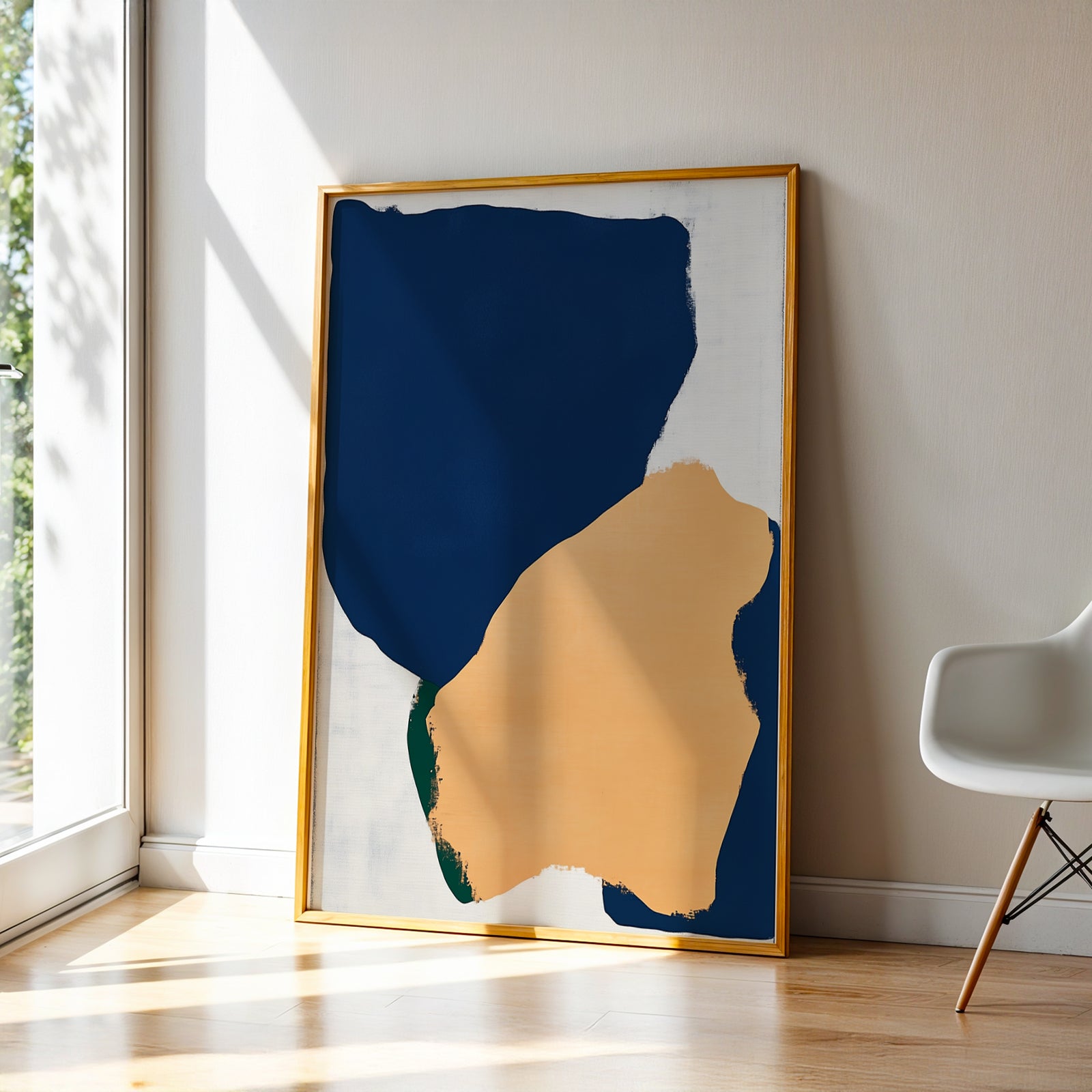 Abstract Art in a Lifestyle Setting Oceanic Dust by NYC Abstract