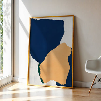 Abstract Art in a Lifestyle Setting Oceanic Dust by NYC Abstract