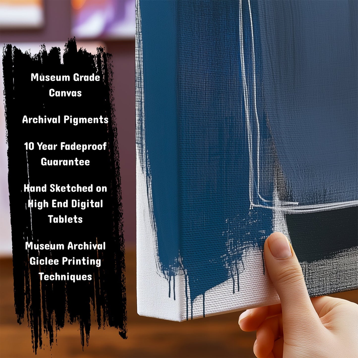 Important Features of our Abstract ArtworksOceanic Hues by NYC Abstract