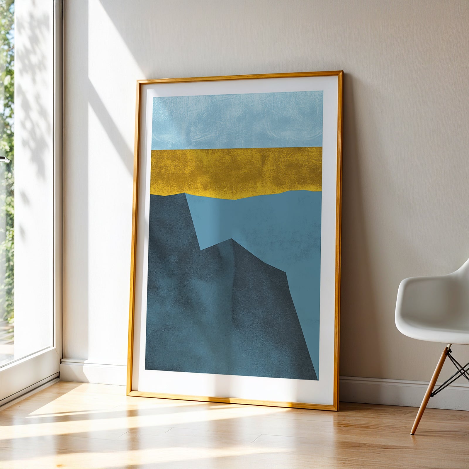 Abstract Art in a Lifestyle Setting Oceanic Imprint by NYC Abstract