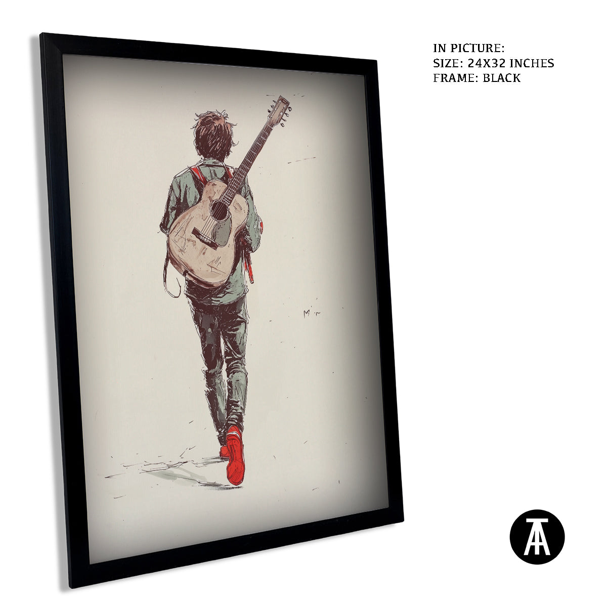 Artwork in Metal Earling Silver Frame