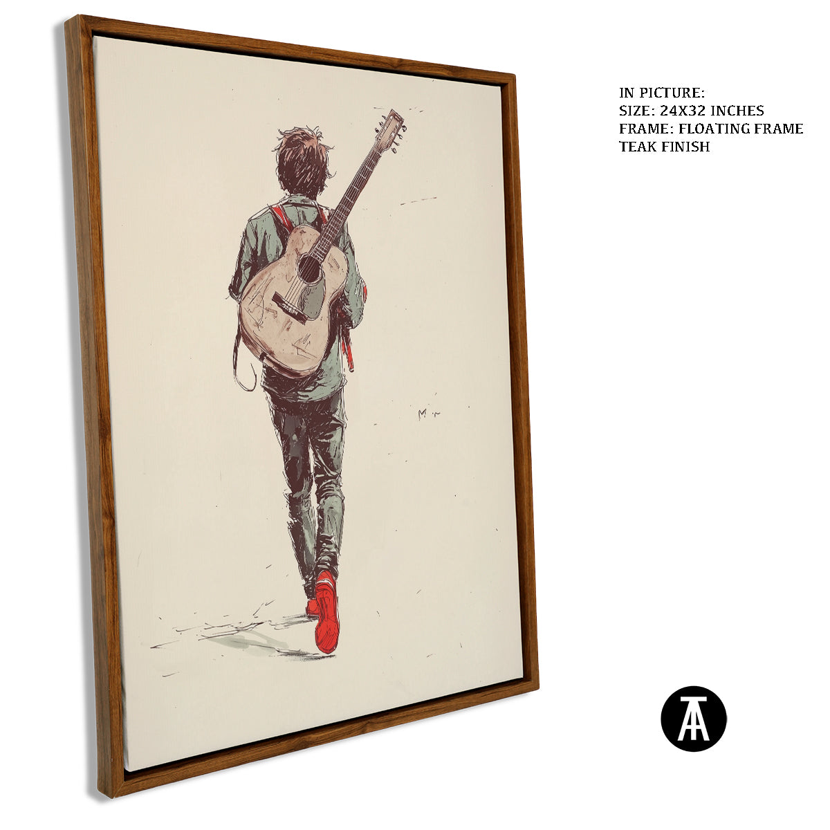 Artwork in Floating Frame