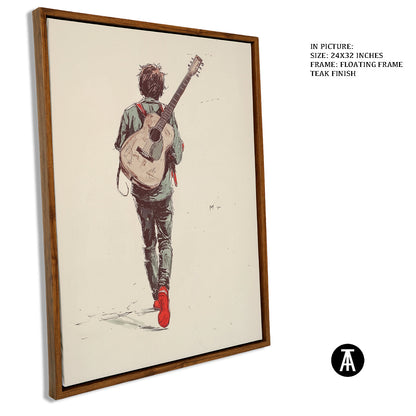 Artwork in Floating Frame