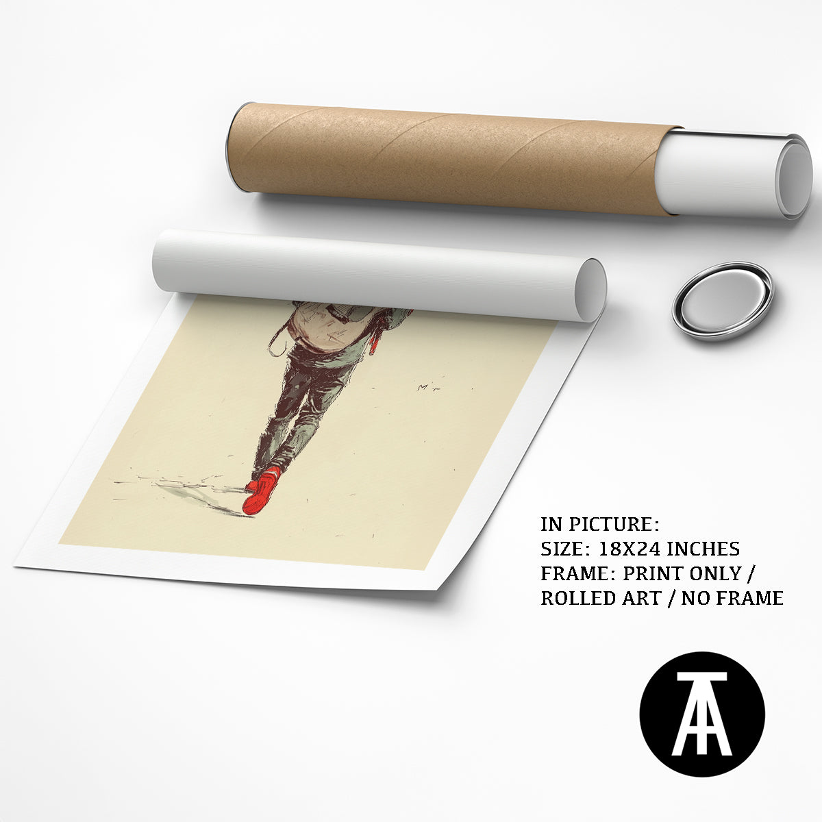 Artwork as Print Only or Rolled Art