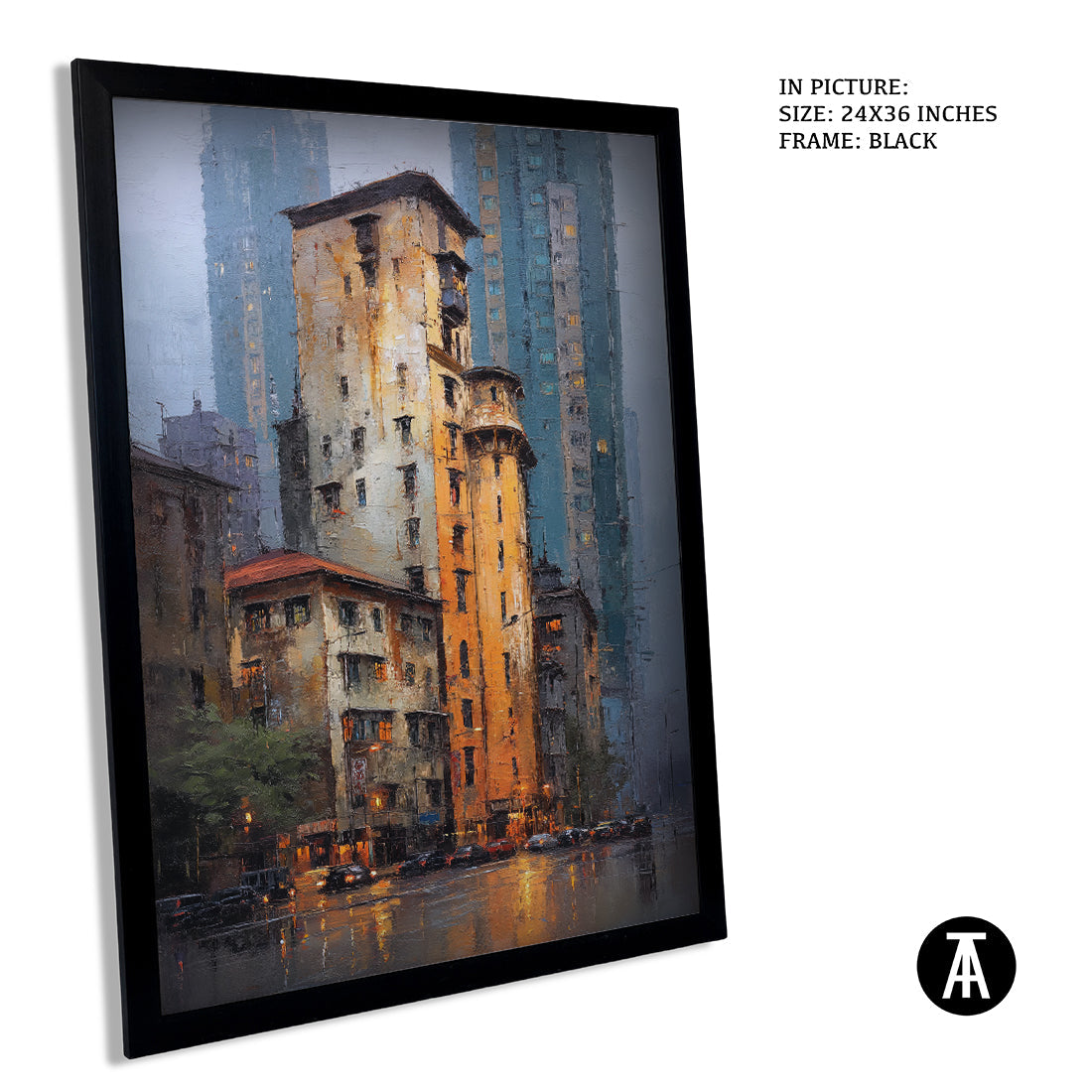 Artwork in Metal Earling Silver Frame