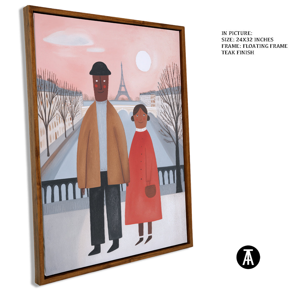 Artwork in Floating Frame