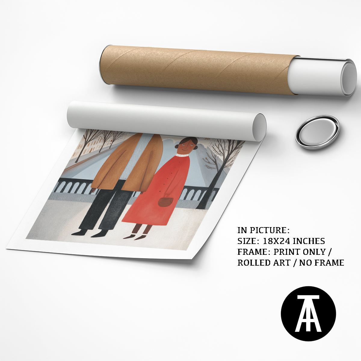 Artwork as Print Only or Rolled Art