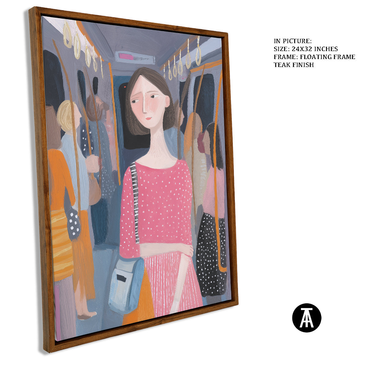 Artwork in Floating Frame