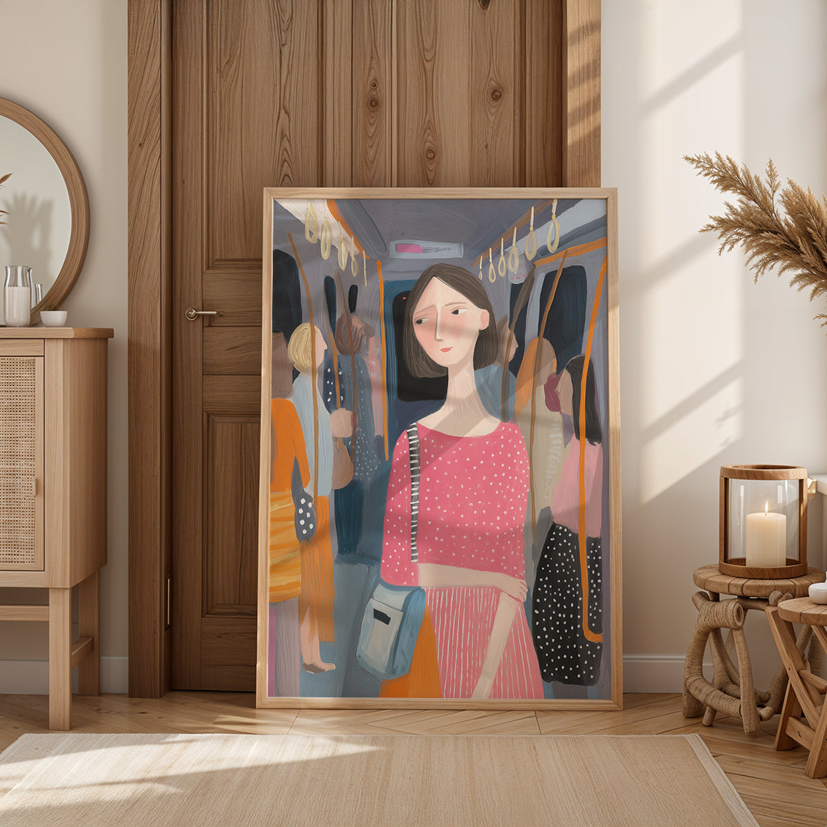 Painting in a Lifestyle Setting