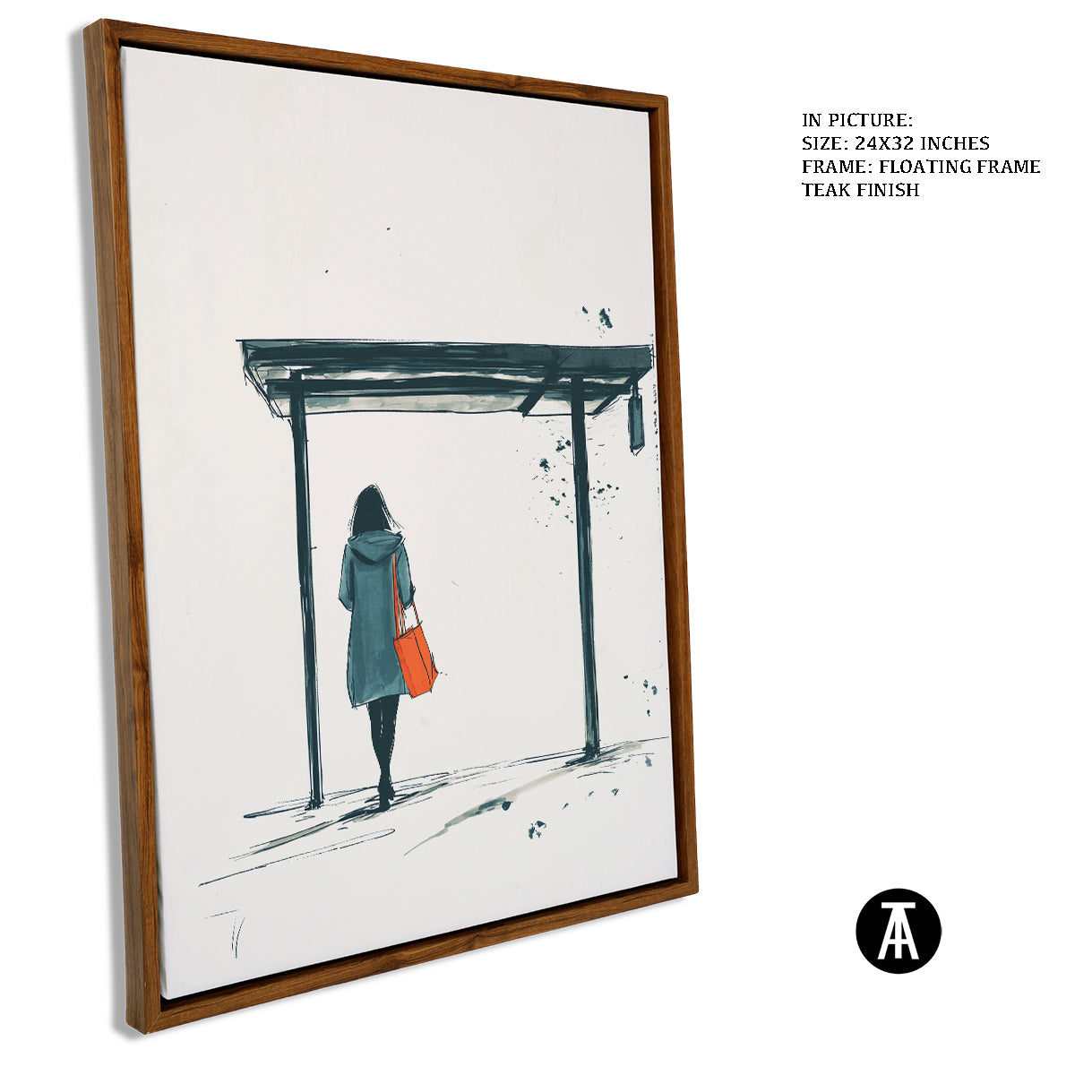 Artwork in Floating Frame