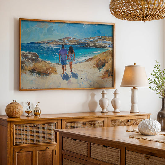 Limited Edition Painting in a Lifestyle Setting
