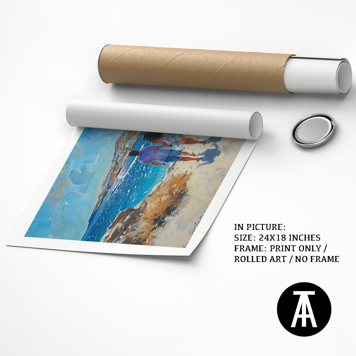 Artwork as Print Only or Rolled Art