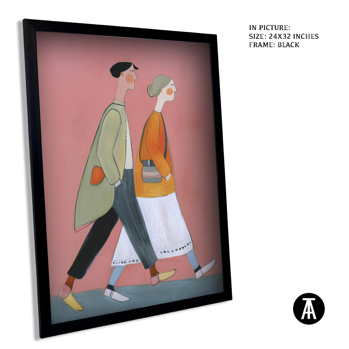 Artwork in Black Frame