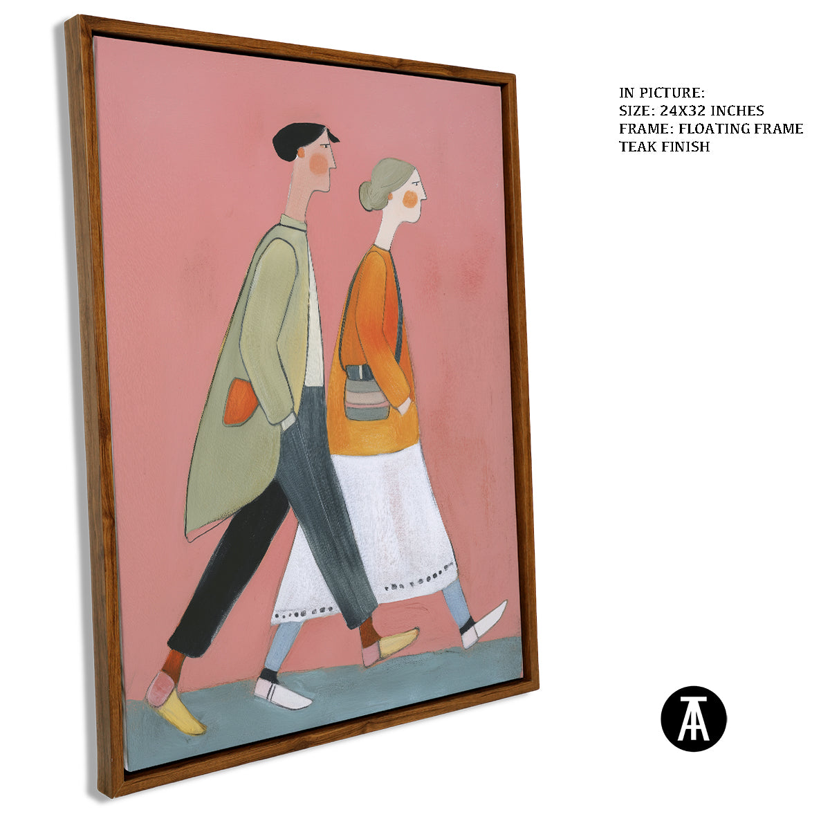 Artwork in Floating Frame