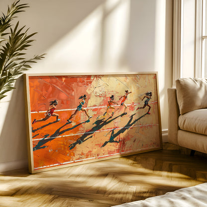 Modern Art Painting in a Lifestyle Setting