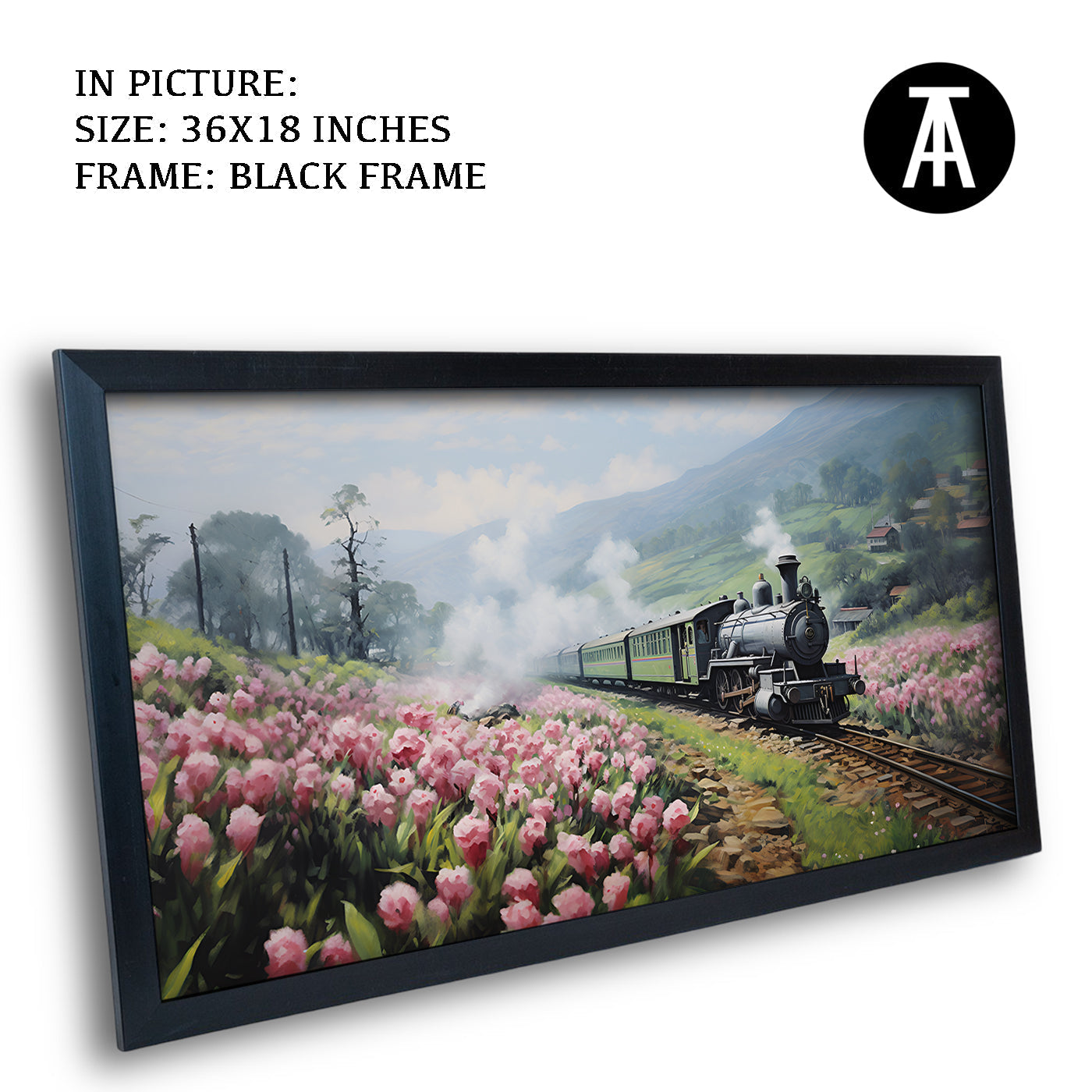 Artwork in Metal Earling Silver Frame