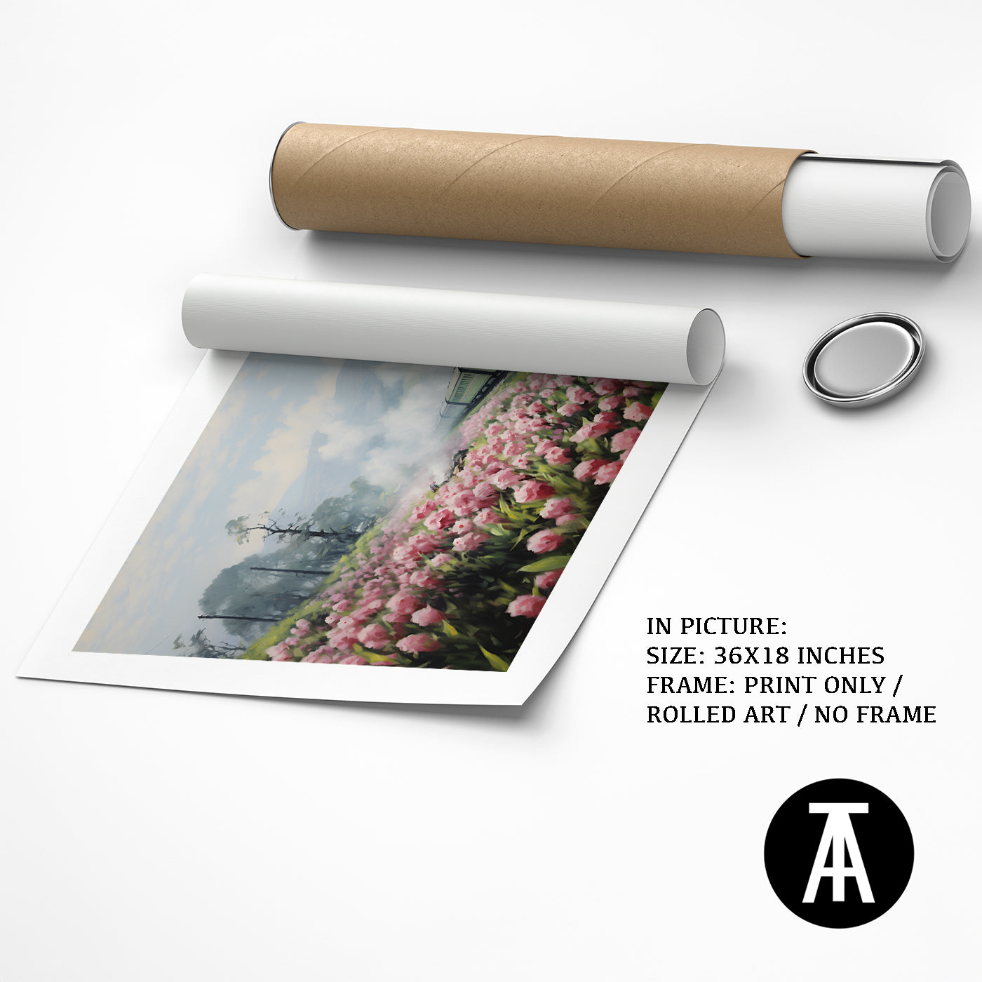 Artwork as Print Only or Rolled Art