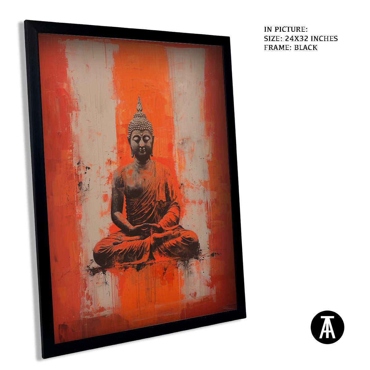 Artwork in Metal Earling Silver Frame
